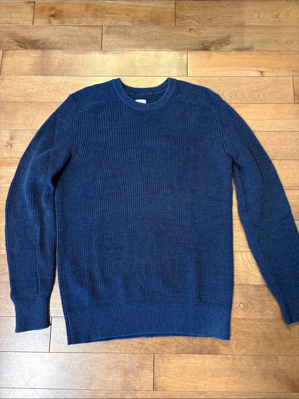 GAP Cotton Navy Blue Crewneck Sweater